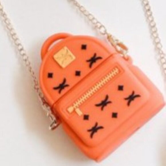 3D BAG AIRPODS CASE  KEYCHAIN METAL STRAP DESIGNED F APPLE AIRPOD - Picture 3 of 9